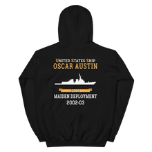 Load image into Gallery viewer, USS Oscar Austin (DDG-79) 2002-03 MAIDEN DEPLOYMENT Unisex Hoodie