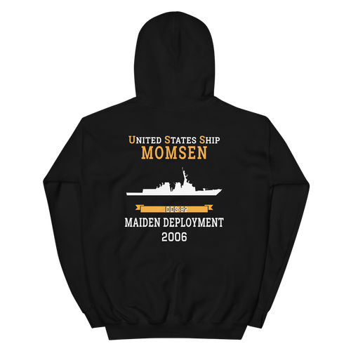 USS Momsen (DDG-92) 2006 MAIDEN DEPLOYMENT Unisex Hoodie