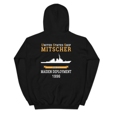 Load image into Gallery viewer, USS Mitscher (DDG-57) 1996 MAIDEN DEPLOYMENT Unisex Hoodie