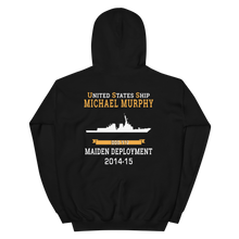 Load image into Gallery viewer, USS Michael Murphy (DDG-112) 2014-15 MAIDEN DEPLOYMENT Unisex Hoodie