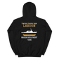 USS Laboon (DDG-58) 1996 MAIDEN DEPLOYMENT Unisex Hoodie – back view, black