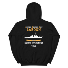 Load image into Gallery viewer, USS Laboon (DDG-58) 1996 MAIDEN DEPLOYMENT Unisex Hoodie