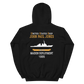 USS John Paul Jones (DDG-53) 1995 MAIDEN DEPLOYMENT Unisex Hoodie – back view, black
