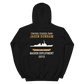 USS Jason Dunham (DDG-109) 2012 MAIDEN DEPLOYMENT Unisex Hoodie – back view, black