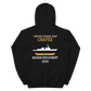 USS Chafee (DDG-90) 2005 MAIDEN DEPLOYMENT Unisex Hoodie – back view, black