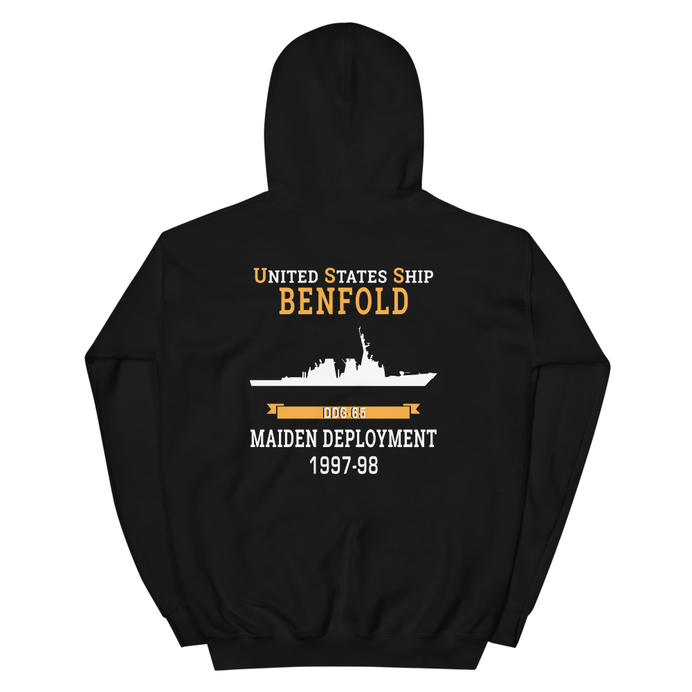 USS Benfold (DDG-65) 1997-98 MAIDEN DEPLOYMENT Unisex Hoodie