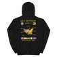 USS Detroit (AOE-4) 1983 Med Cruise Hoodie – back view, black