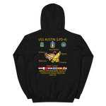 USS Austin (LPD-4) 2002-03 Cruise Hoodie – back view, black