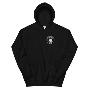 USS Mobile Bay (CG-53) 2016 Deployment Hoodie – front view, black