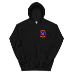 VFA-81 Sunliners Squadron Crest Unisex Hoodie – front view, black