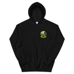 HSC-11 Dragonslayers Squadron Crest Unisex Hoodie – front view, black
