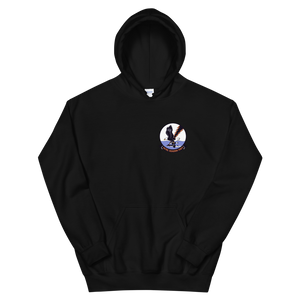 VP-30 Pro's Nest Squadron Crest Hoodie – front view, black