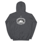 USS Bunker Hill (CG-52) 1993-94 Deployment Hoodie – back view, heather