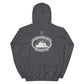 USS San Jacinto (CG-56) 1998 Deployment Hoodie – back view, heather