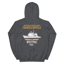 Load image into Gallery viewer, USS Chancellorsville (CG-62) 1993 WESTPAC Hoodie