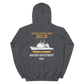 USS Shiloh (CG-67) 1994 Maiden Deployment Hoodie – back view, heather