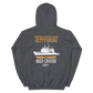 USS Gettysburg (CG-64) 2007 MED Hoodie – back view, heather