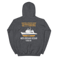 USS Gettysburg (CG-64) 1998-99 MED/IO Hoodie – back view, heather