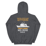 USS Gettysburg (CG-64) 2008-09 MED Hoodie – back view, heather
