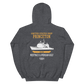 USS Princeton (CG-59) 1991 WESTPAC/IO/Persian Gulf Unisex Hoodie – back view, heather