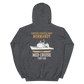 USS Normandy (CG-60) 1997-98 MED Unisex Hoodie – back view, heather