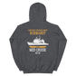 USS Normandy (CG-60) 2018 MED Unisex Hoodie – back view, heather