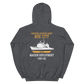 USS Hue City (CG-66) 1991-92 Maiden Unisex Hoodie – back view, heather