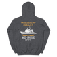 USS Hue City (CG-66) 2012-13 MED Unisex Hoodie – back view, heather