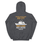 USS Hue City (CG-66) 2004-05 MED Unisex Hoodie – back view, heather