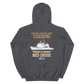 USS Vicksburg (CG-69) 2012 MED Unisex Hoodie – back view, heather