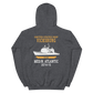 USS Vicksburg (CG-69) 2014-15 MED/N. ATLANTIC Unisex Hoodie – back view, heather