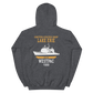 USS Lake Erie (CG-70) 1999 WESTPAC Unisex Hoodie – back view, heather