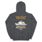 USS Port Royal (CG-73) 2013 WESTPAC/IO Unisex Hoodie – back view, heather
