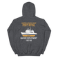 USS Port Royal (CG-73) 1997-98 Maiden Deployment Unisex Hoodie – back view, heather
