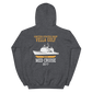 USS Vella Gulf (CG-72) 2017 MED Unisex Hoodie – back view, heather