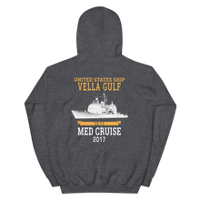 Load image into Gallery viewer, USS Vella Gulf (CG-72) 2017 MED Unisex Hoodie