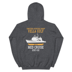 USS Vella Gulf (CG-72) 2001-02 MED Unisex Hoodie – back view, heather