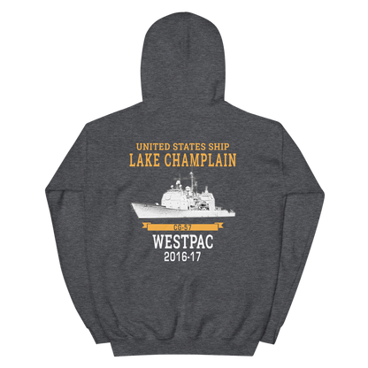 USS Lake Champlain (CG-57) 2016-17 Unisex Hoodie