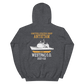 USS Antietam (CG-54) 2001-02 Deployment Hoodie – back view, heather