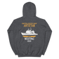 USS Antietam (CG-54) 2005 Deployment Hoodie – back view, heather