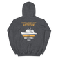 USS Antietam (CG-54) 1994 Deployment Hoodie – back view, heather