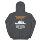 USS Monterey (CG-61) 2006-07 Unisex Hoodie – back view, heather