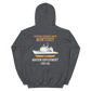 USS Monterey (CG-61) 1991-92 Unisex Hoodie – back view, heather