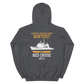 USS Monterey (CG-61) 2013 Unisex Hoodie – back view, heather