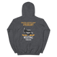 USS Oriskany (CVA-34) 1963-64 WESTPAC Unisex Hoodie – back view, heather
