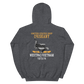 USS Oriskany (CVA-34) 1973-74 WESTPAC/VIETNAM Unisex Hoodie – back view, heather