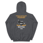 USS Oriskany (CVA-34) 1960 WESTPAC Unisex Hoodie – back view, heather