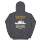 USS Leyte Gulf (CG-55) 2014 Deployment Hoodie – back view, heather