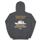 USS Leyte Gulf (CG-55) 1989 Deployment Hoodie – back view, heather