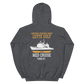USS Leyte Gulf (CG-55) 1996-97 Deployment Hoodie – back view, heather